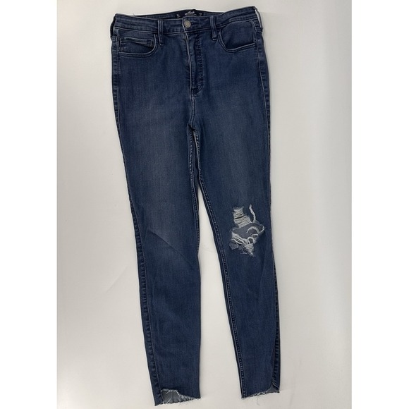 Hollister Denim - Hollister Ultra High-Rise, Super Skinny 30x30 Ripped Style Soft Stretch